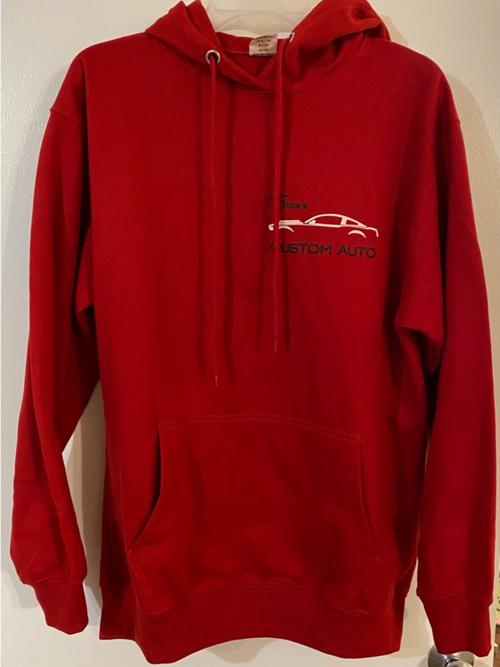 Red Drawstring Hoodie